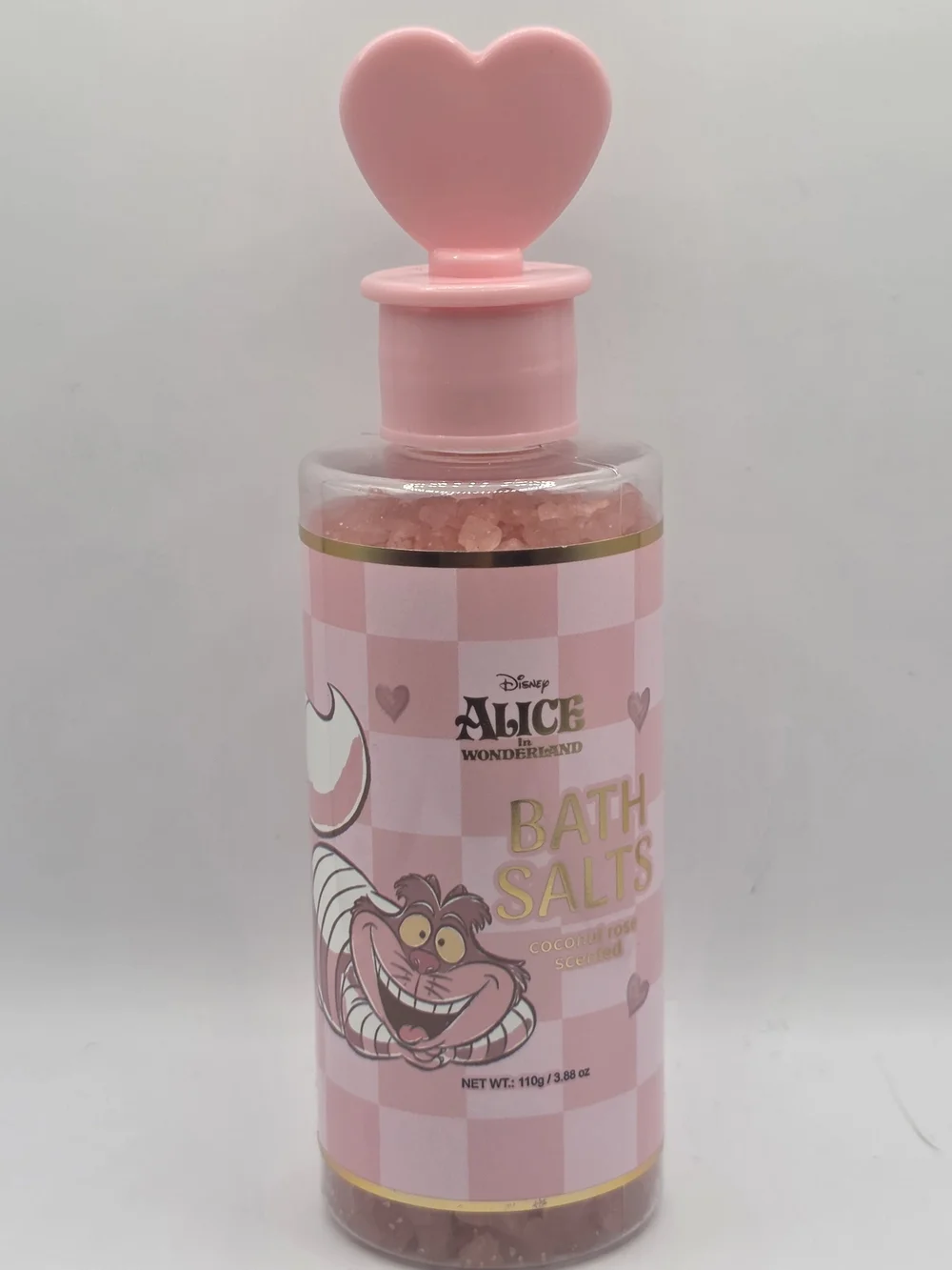 Disney Alice in Wonderland Pink Bath Set - Lip Gloss,Bath Bomb,Salts & Scrub